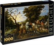 Puzzle Brueghel: Az állatok belépése Noé bárkájába