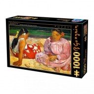 Puzzle Gauguin: Tahitian women na pláži