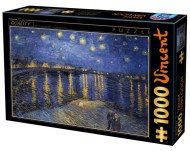 Puzzle Vincent van Gogh: Tähtien yö