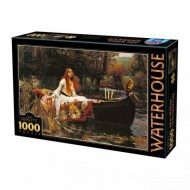 Puzzle Waterhouse: Damen fra Shalott