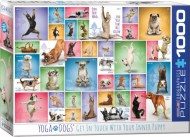 Puzzle Perros de yoga