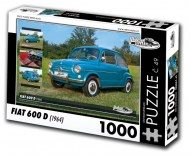 Puzzle „Fiat 600 D II“ (1964 m.)