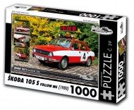 Puzzle „Škoda 105 S“ seki mane (1980)