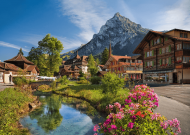 Puzzle Alperne om sommeren