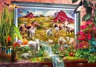 Puzzle Jan Patrik Krasny: Maľba čarovnej farmy