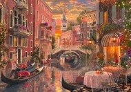 Puzzle Dominic Davison: um pôr do sol à noite em Veneza