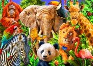 Puzzle Állatkerti állatok