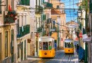 Puzzle Lisbon Trams, Portugal