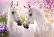 Puzzle Romantische paarden