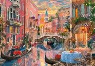 Puzzle Saulėlydis virš Venecijos