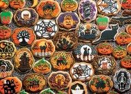 Puzzle Familiepuslespil: Halloween-cookies