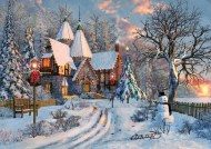 Puzzle Davison: cabaña de Navidad