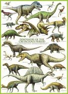 Puzzle Mundo de los dinosaurios: tiza