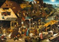 Puzzle Pieter Bruegel: A holland közmondások, 1559 