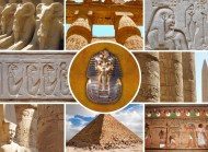 Puzzle Egypten collage