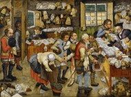 Puzzle Jan Brueghel: Zahlung des Zehnten