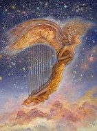Puzzle Josephine Wall: Harfový anjel