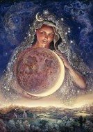 Puzzle Josephine Wall: Mėnulio deivė II