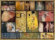 Puzzle Gustav Klimt: Koláž
