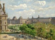 Puzzle Pissarro: Place du Carrousel, Parigi, 1900
