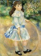 Puzzle Pierre Auguste Renoir: Dievča s obručou