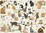 Puzzle Плакат с кошками
