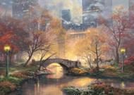 Puzzle Thomas Kinkade: Central Park om efteråret image 2
