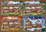 Puzzle Négy évszak házai
