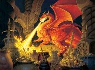 Puzzle Frații Hildebrandt - Dragonul Smaug