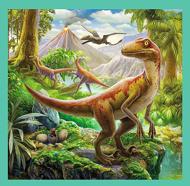 Puzzle 3in1 Unusual world of dinosaurs image 3