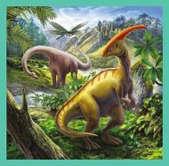 Puzzle 3v1 Ungewöhnliche Welt der Dinosaurier image 4
