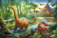 Puzzle Dinoszaurusz vándorlás 