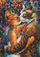 Puzzle Dans van de katten in de liefde