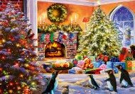Puzzle Stebuklingas vaizdas į Kalėdas