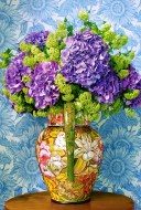 Puzzle Bouquet of Hydrangeas