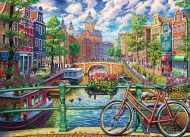 Puzzle Amszterdami csatorna