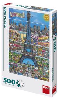Puzzle Eiffelova veža kreslená image 2