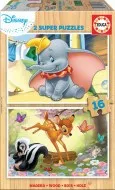 Puzzle 2x16 Dumbo y Bambi