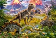 Puzzle Jan Patrik Krasny: Srečanje dinozavrov