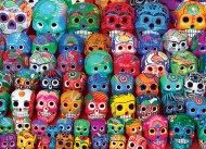 Puzzle Crânios Mexicanos Tradicionais