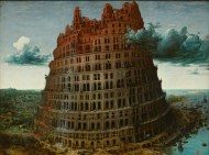 Puzzle Jan Brueghel: Babilonski stolp