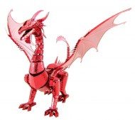 Puzzle Dragón rojo 3D / ICONX