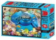 Puzzle Rechin cu rechin 3D