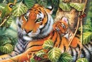 Puzzle Dva tygři