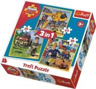 Puzzle 3в1 Пожарный Сэм