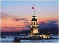 Puzzle Turkija: Mergelės bokštas