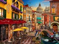 Puzzle Canal Cafe Venice