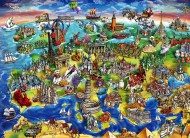 Puzzle Európai világ