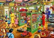 Puzzle Kraukšķīgs: Rotaļlietu veikala interjers