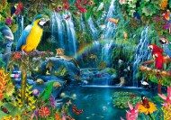 Puzzle Tropical parrots